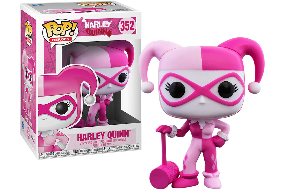 Funko Pop! Heroes Breast Cancer Awareness Harley Quinn Breast Cancer Awareness Figure #352