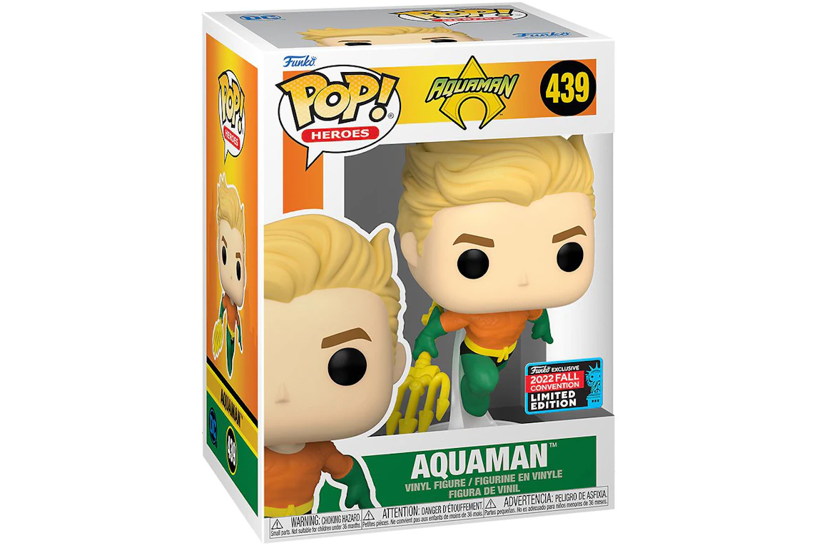 Funko Pop! Heroes DC Aquaman 2022 Fall Convention Exclusive Figure #439