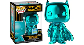 Funko Pop! Heroes DC Batman (Teal Chrome) Summer Convention Exclusive Figure #144