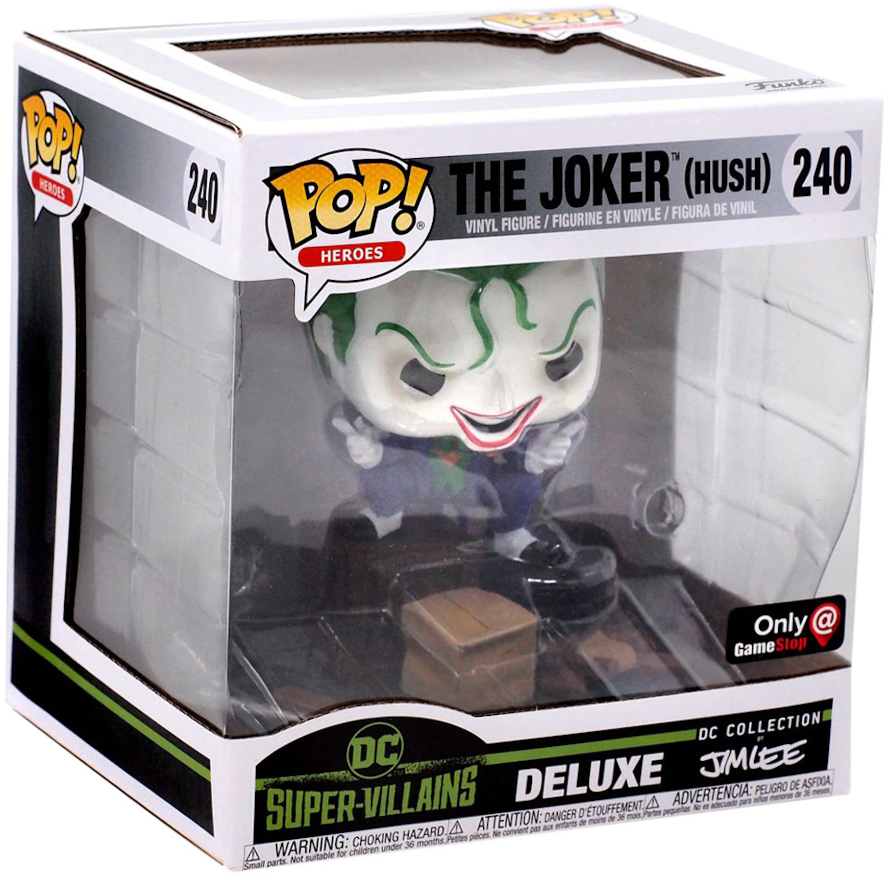 Funko Pop! Heroes DC Collection by Jim Lee The Joker Hush GameStop  Exclusive Deluxe Figure #240 - US