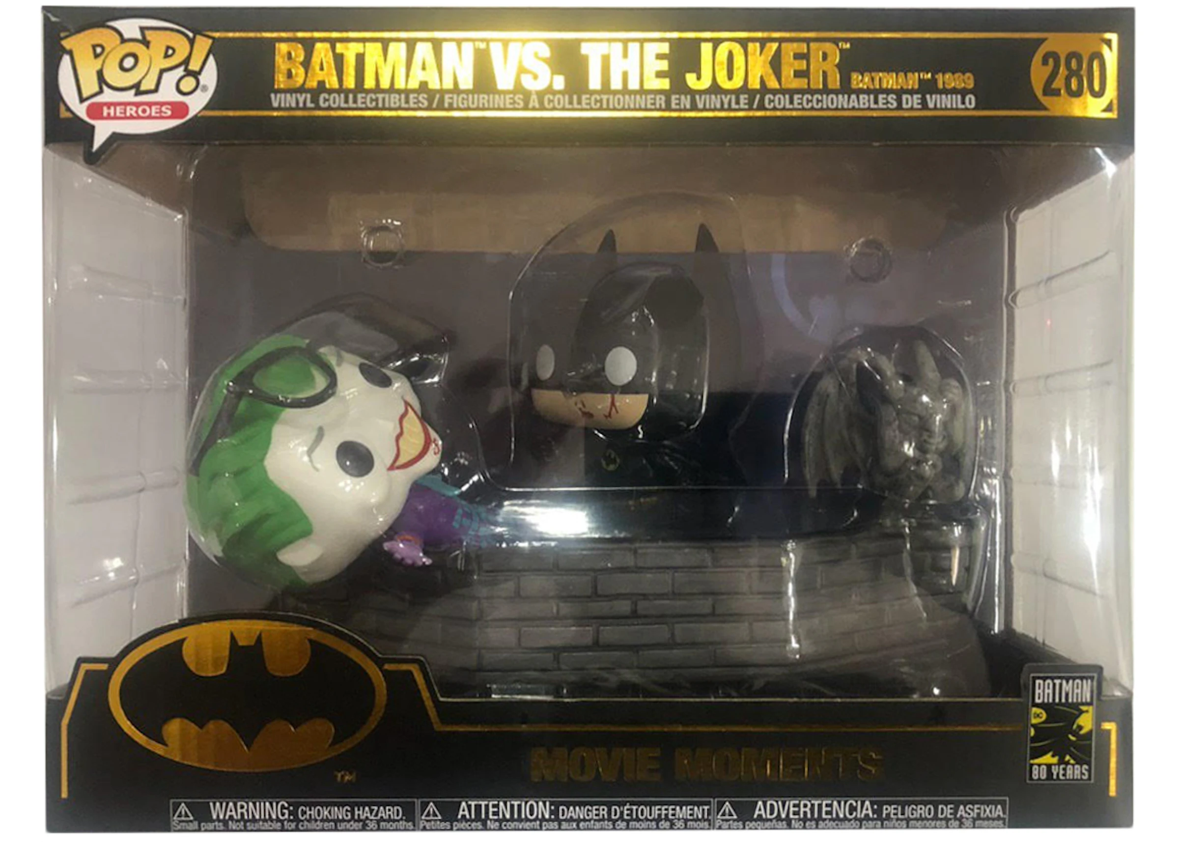 Funko Pop! Heroes DC Comics Batman Vs The Joker (1989) Movie Moments Figure  #280 - US