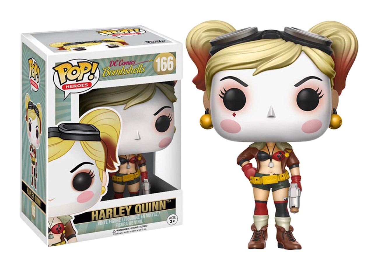 Funko Pop! Heroes DC Comics Bombshells Harley Quinn Figure #166 - US