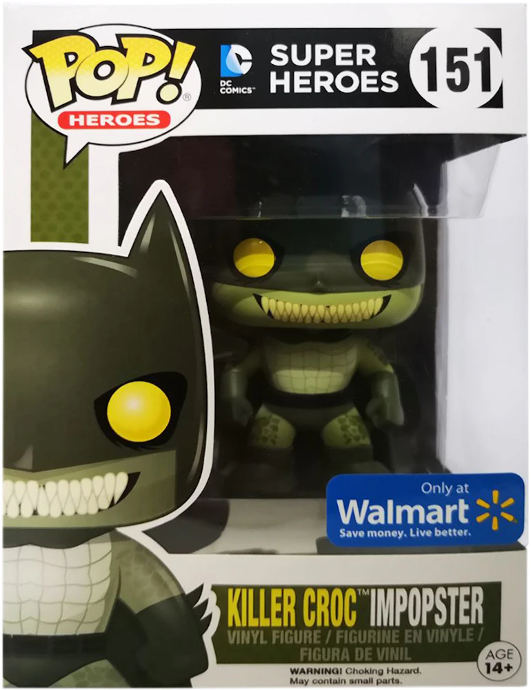 Funko Pop! Heroes DC Comics Super Heroes Killer Croc Impopster Walmart  Exclusive Figure #151 - US