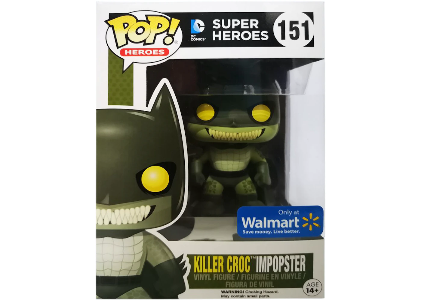 Klimaanlæg værst Modregning Funko Pop! Heroes DC Comics Super Heroes Killer Croc Impopster Walmart  Exclusive Figure #151 - US