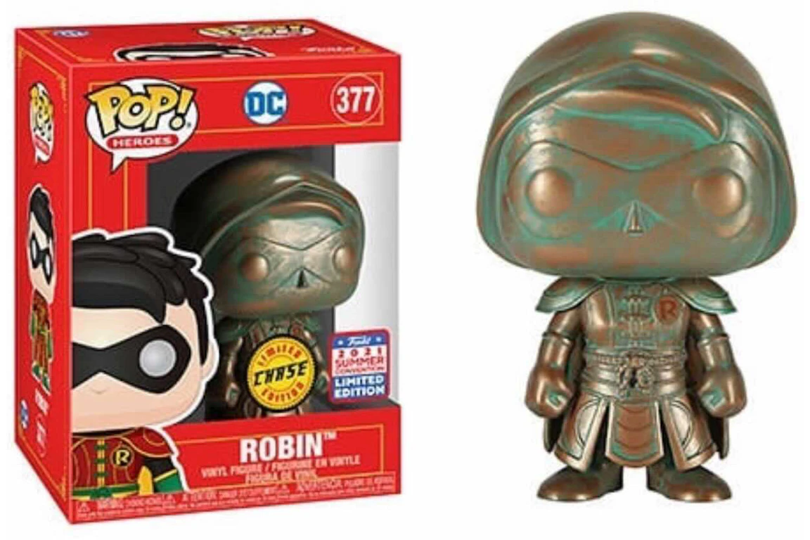 Funko Pop! Heroes DC Robin 2021 Summer Convention Chase Exclusive Figure #377