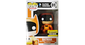 Funko Pop! Heroes DC Super Heroes Batman (Orange) Entertainment Earth Exclusive Figure #01