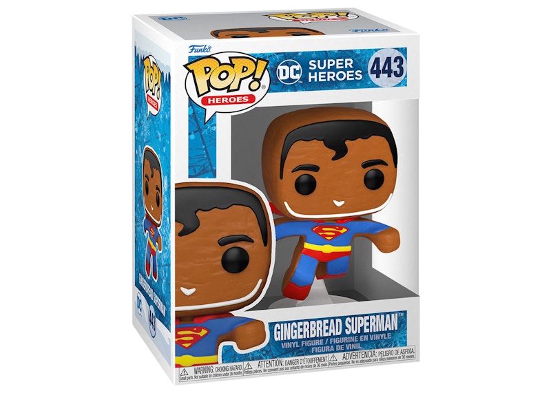 Funko Pop! Heroes DC Super Heroes Gingerbread Superman Figure #443