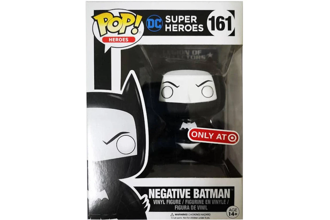 Funko Pop! Heroes DC Super Heroes Negative Batman Target Exclusive Figure #161