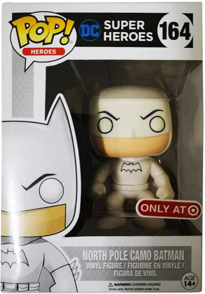 Funko Pop! Heroes DC Super Heroes North Pole Camo Batman Target Exclusive  Figure #164 - US