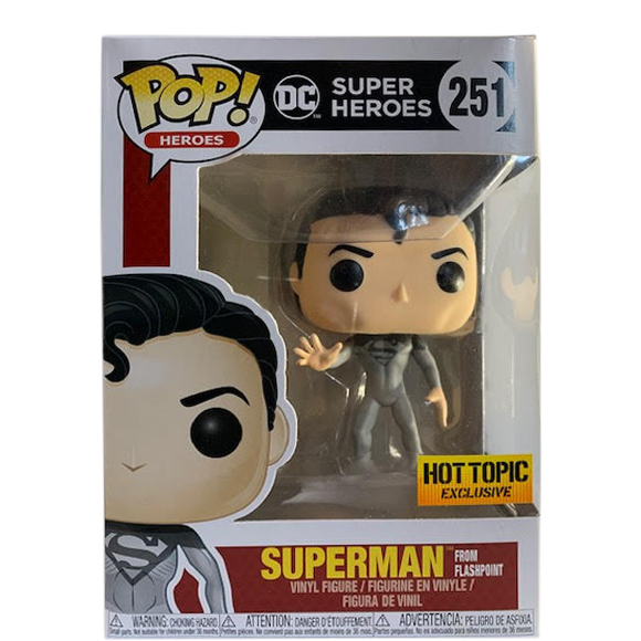 Funko Pop DC Superheroes 251 Flashpoint Superman Hot Topic for sale online 