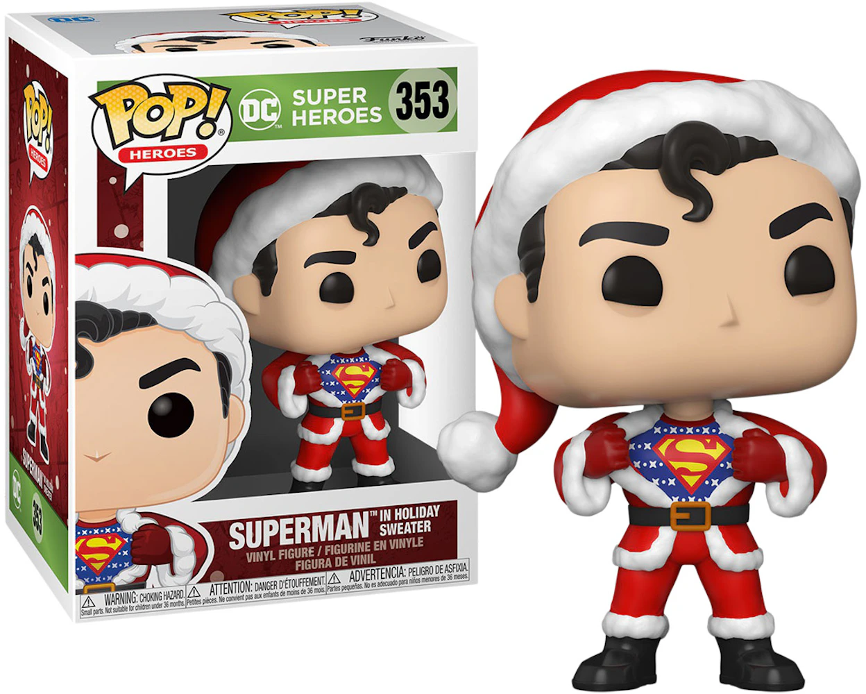 DC Comics Funko POP! Heroes DC Holiday: Superman in Holiday