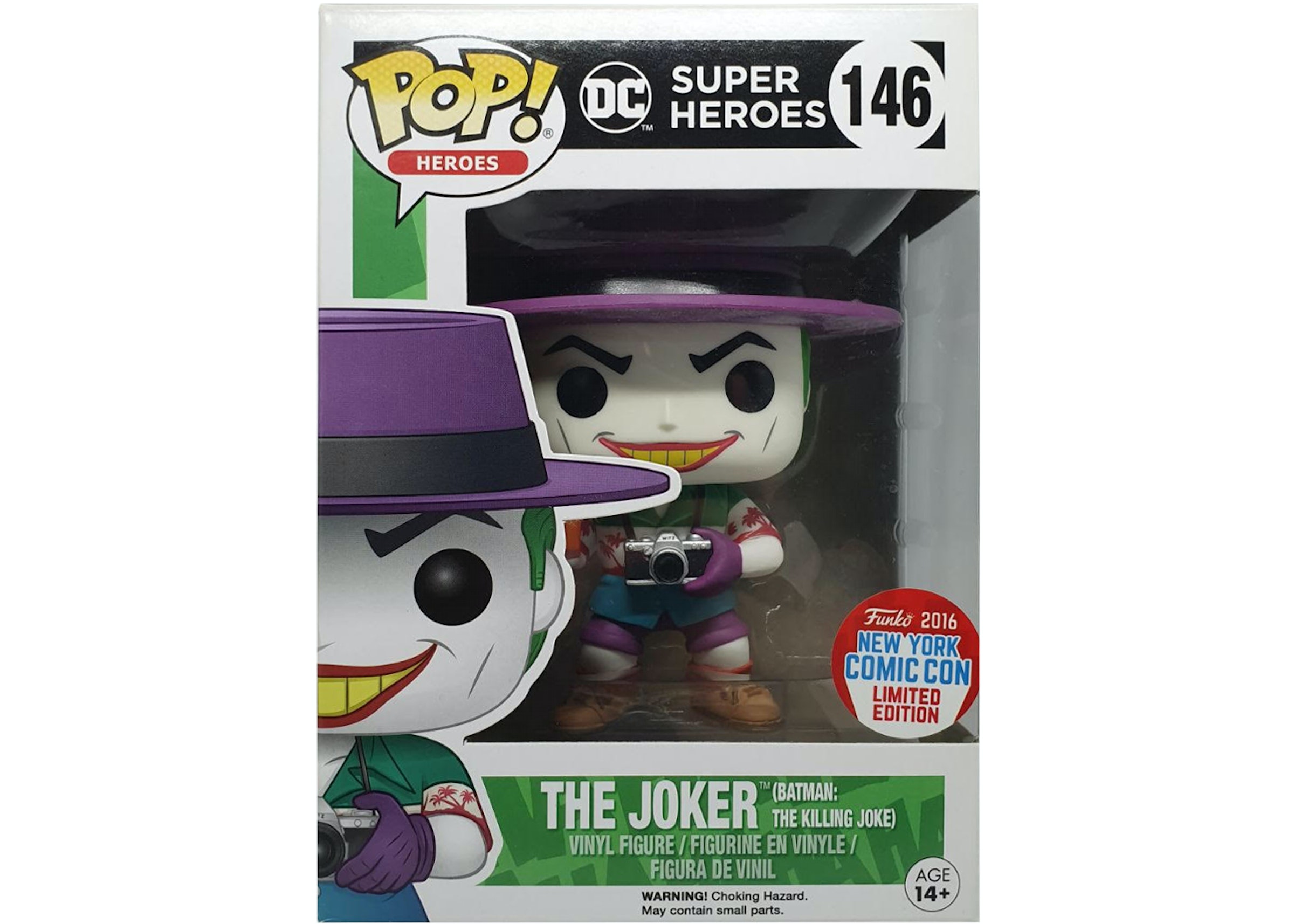 koste Faciliteter Med venlig hilsen Funko Pop! Heroes DC Super Heroes The Joker (Batman:The Killing Joke) NYCC  Figure #146 - US