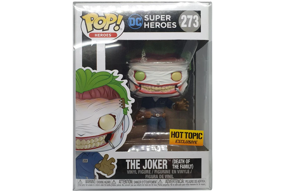 Funko Pop! Heroes DC Super Heroes The Joker (Death of The Family) Hot Topic Exclusive Figure #273