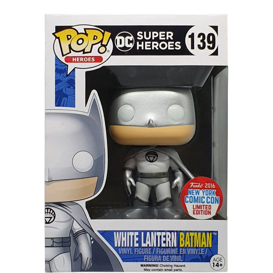 White Lantern Batman #139 NYCC Exclusive Funko POP 