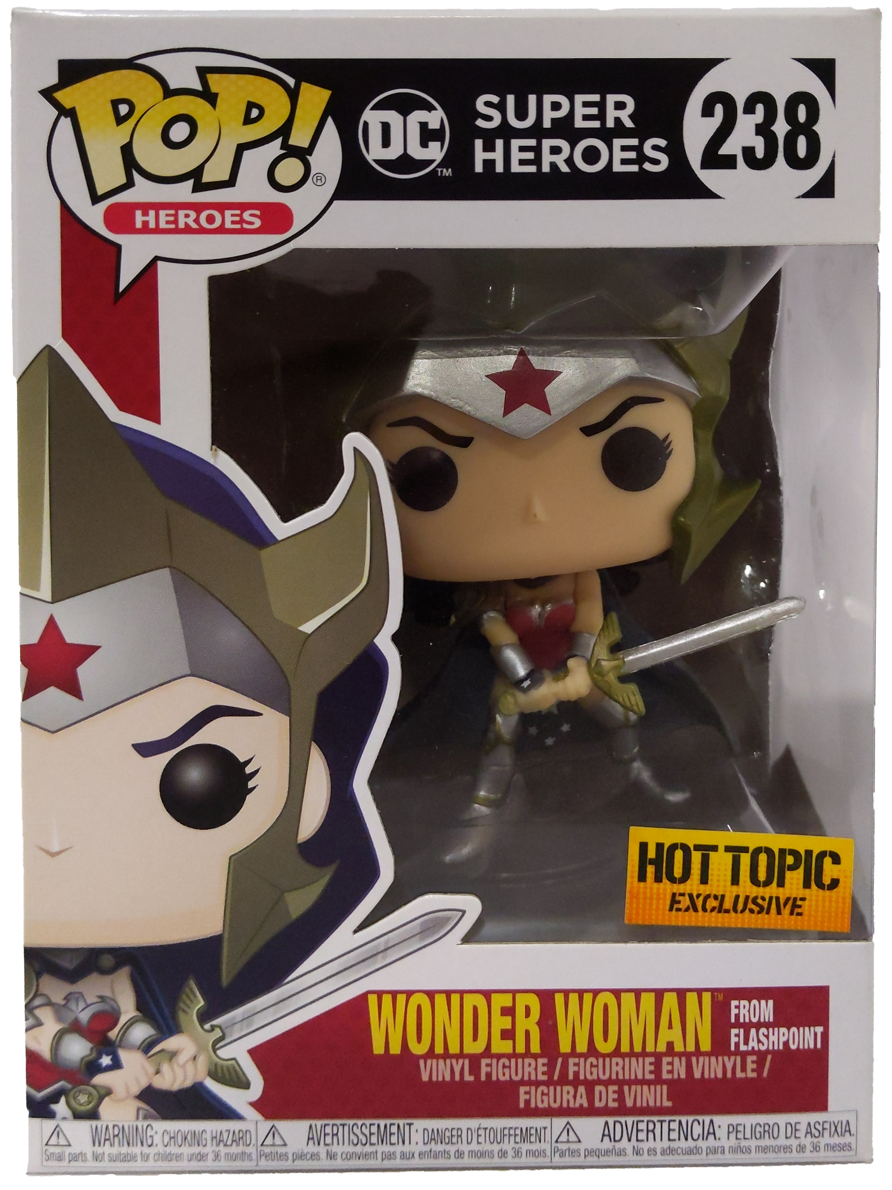Funko Pop! Heroes DC Super Heroes Wonder Woman From Flashpoint Hot