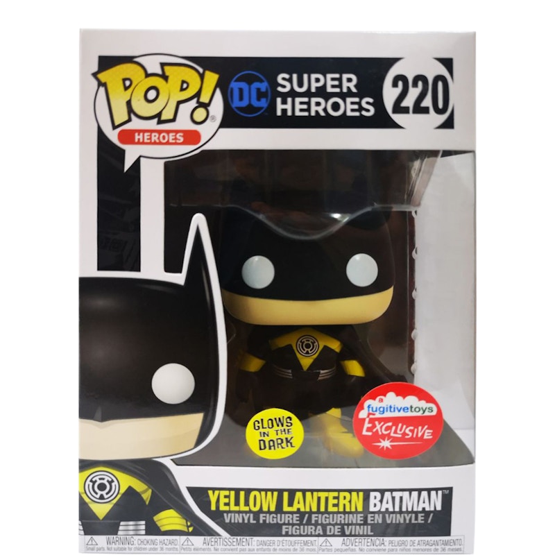 Funko pop store yellow lantern batman