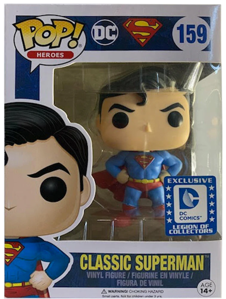 Funko Pop! Super Homem Classico Classic Superman: DC Comics