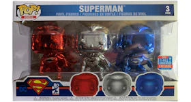 Funko Pop! Heroes DC Superman Fall Convention Exclusive 3 Pack
