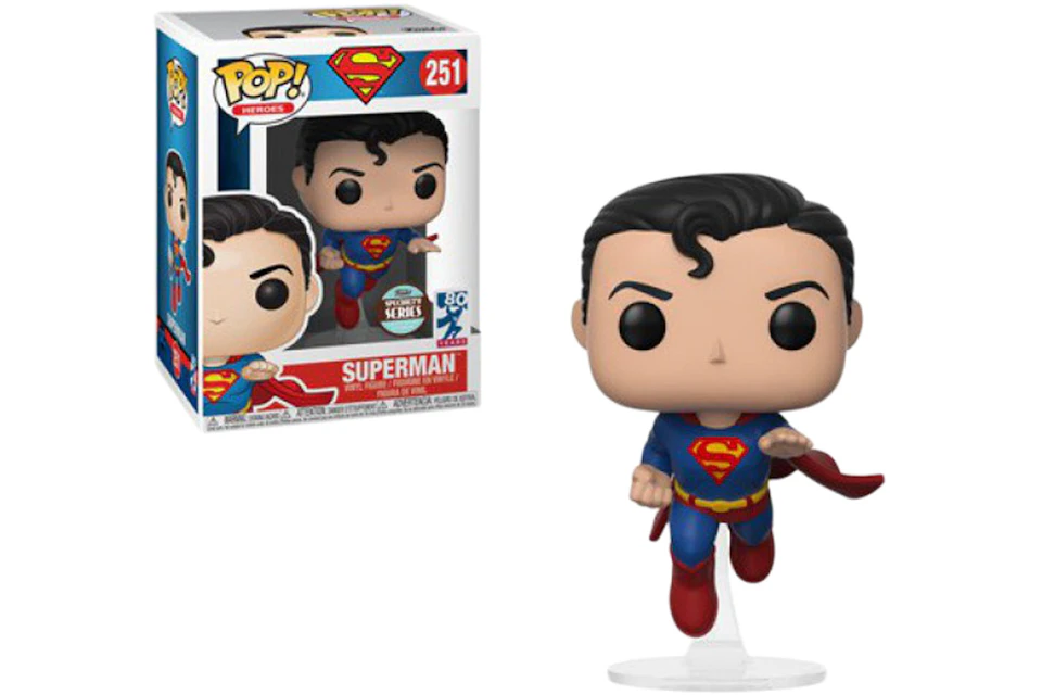 Funko Pop! Heroes DC Superman Flying Specialty Series Exclusive Figure #251