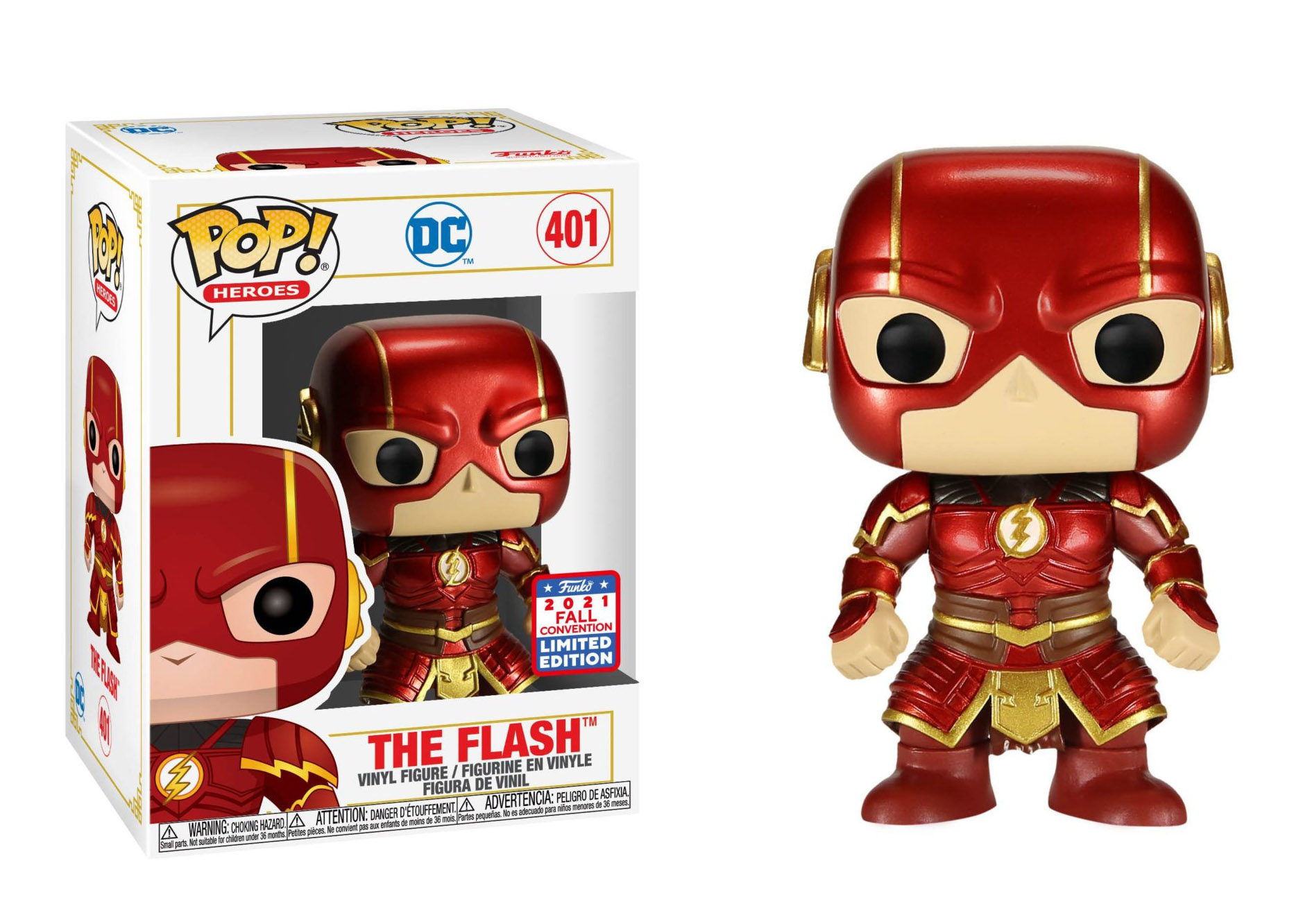 Funko Pop! Heroes DC The Flash 2021 Fall Convention Exclusive