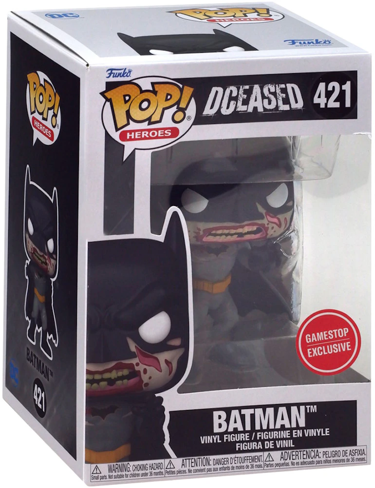 Funko Pop! Heroes DCeased Batman (Bloody) GameStop Exclusive Figure #421 -  US