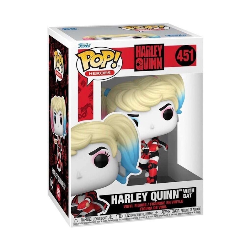 Funko Pop! Heroes: Harley Quinn Harley Quinn w/ Bat Figure #451