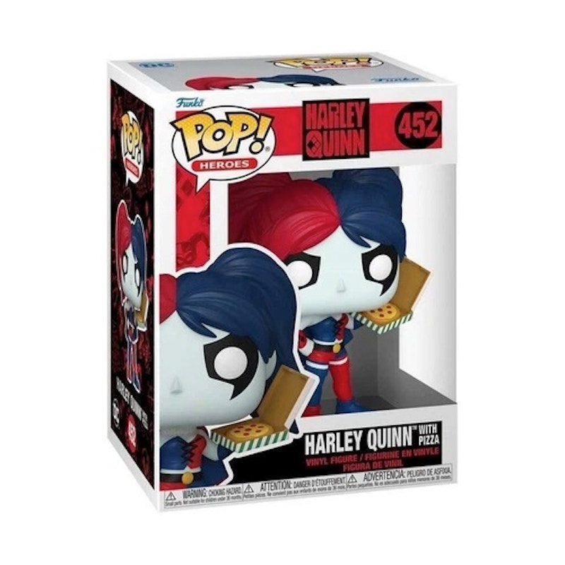 Funko Pop! Heroes: Harley Quinn w/ Pizza Figure #452