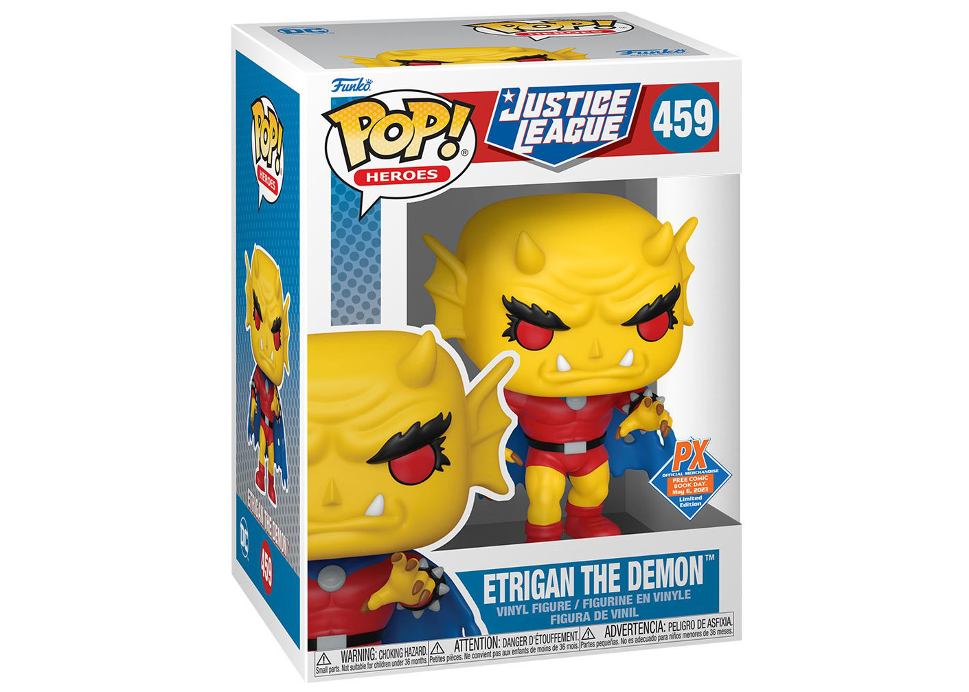 Funko Pop! Heroes Justice League Etrigan the Demon PX Previews Free Comic  Book Day Exclusive Figure #459