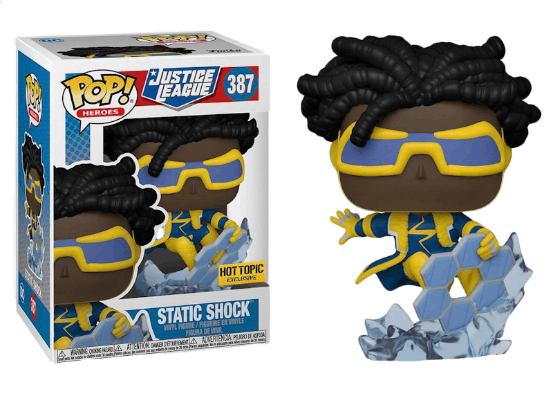 static shock funko pop hot topic