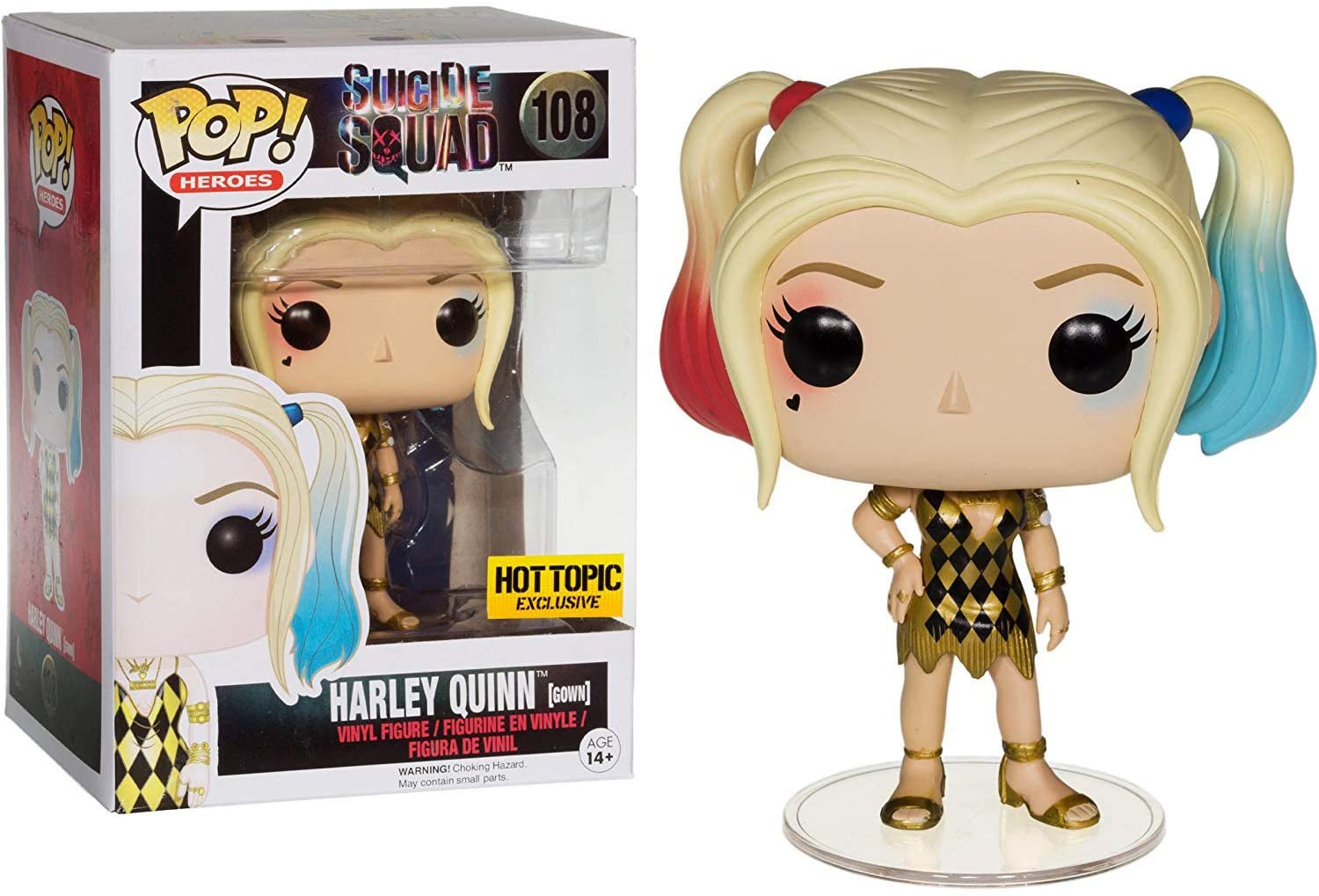 Funko Pop! Heroes Suicide Squad Harley Quinnn (Gown) Hot Topic ...