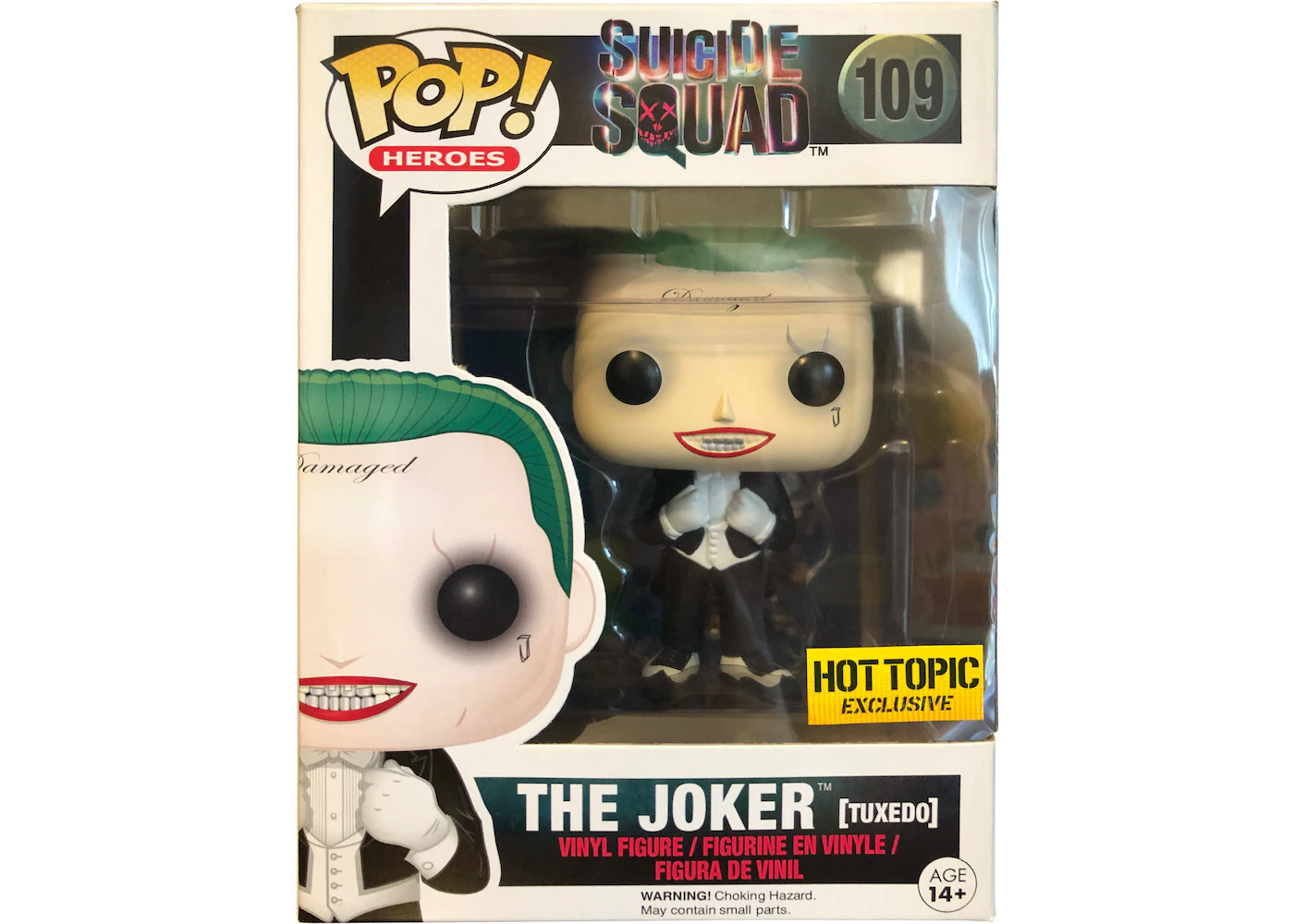 Funko Pop! Heroes Suicide Squad The Joker (Tuxedo) Hot Topic Exclusive ...