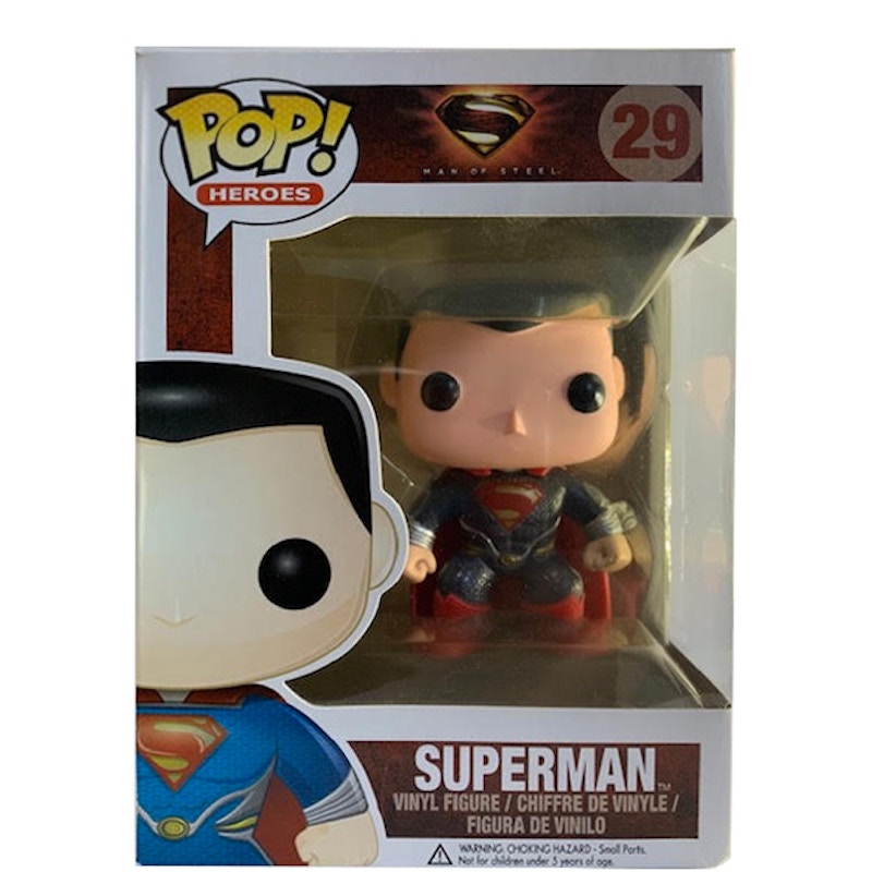 superman man of steel funko pop