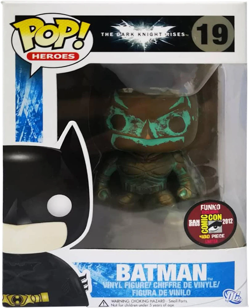 Funko Pop! Heroes The Dark Knight Series Batman (Patina) SDCC Figure #19 -  US