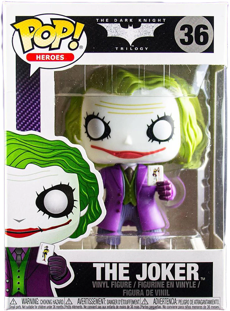 Funko Pop! The Dark Knight Trilogy The Joker 10 Inch Figure #334 - GB