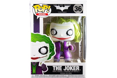 Funko Pop! Heroes The Dark Knight Trilogy The Joker Figure #36 US