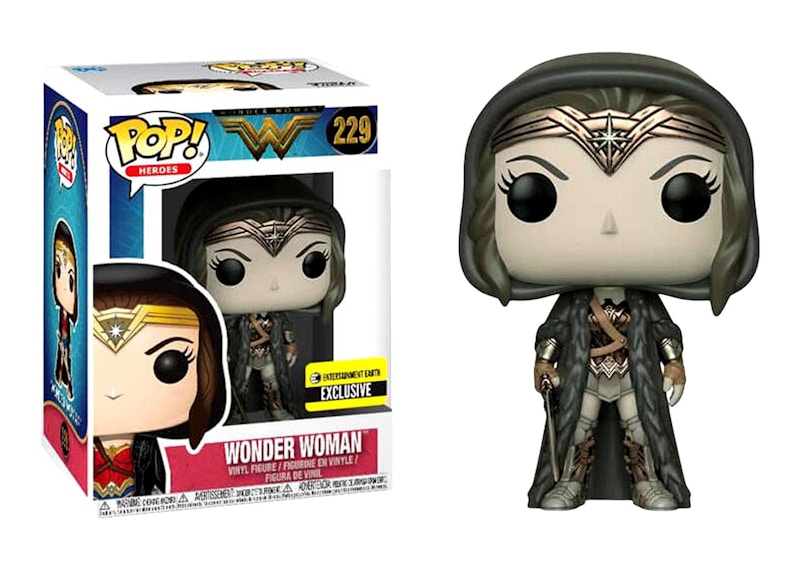 wonder woman with cloak funko pop