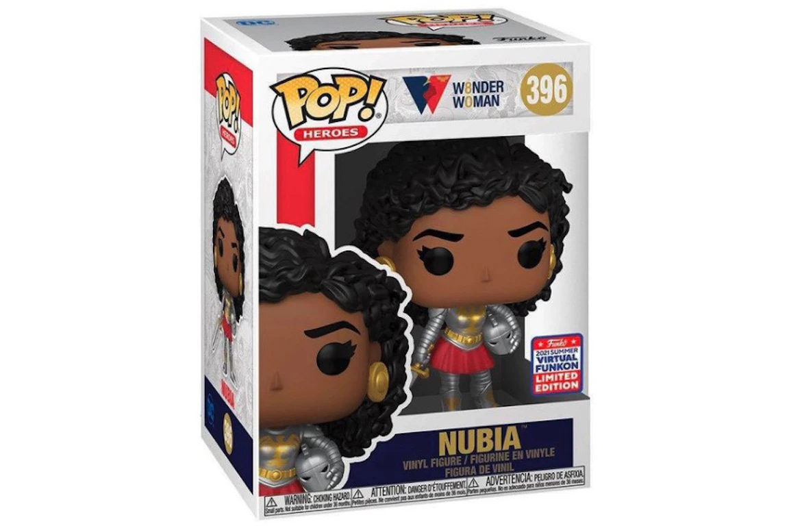 Funko Pop! Heroes Wonder Woman Nubia 2021 Summer Virtual Funkon Exclusive Figure #396