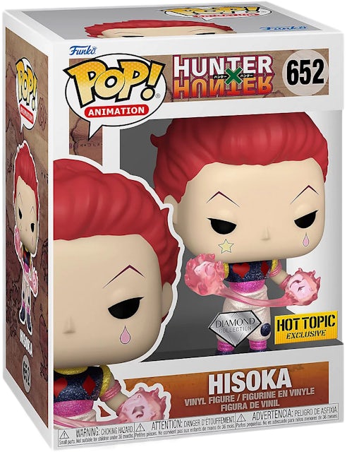 Funko Pop! Hunter X Hunter Hisoka Diamond Hot Topic Exclusive Figure #652 -  US