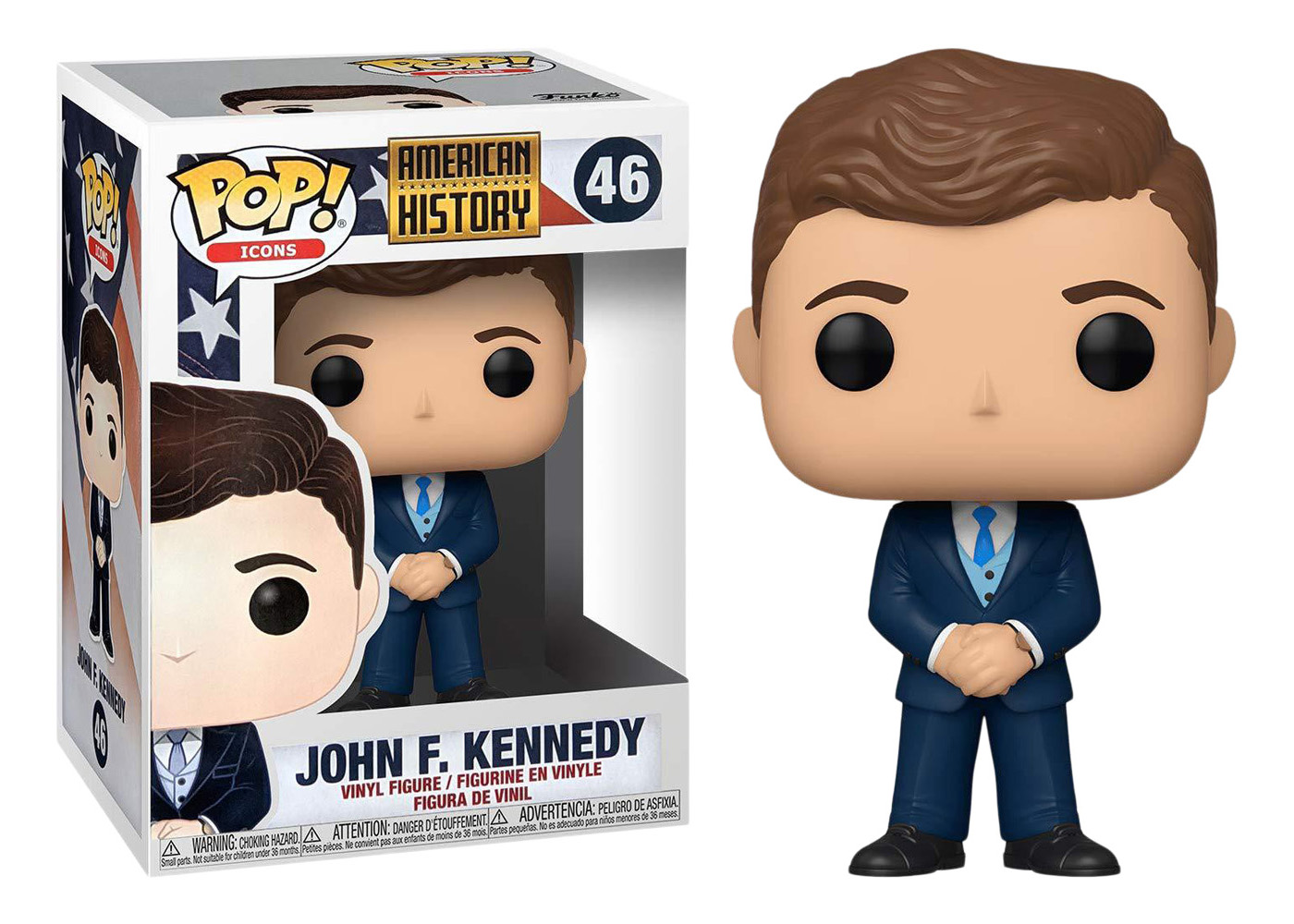 Funko Pop! Icons American History John F Kennedy Figure #46 - US