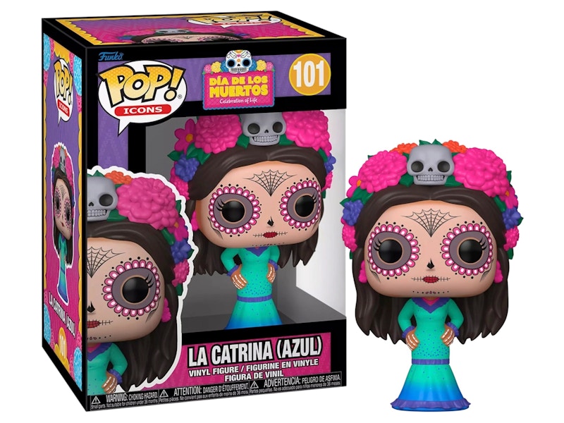 Funko Pop! Icons: Dia De Los Muertos La Catrina (Azul) Figure #101