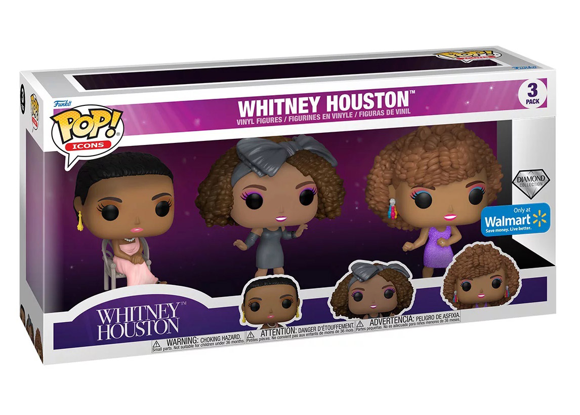 Funko Pop! Icons Whitney Houston Diamond Collection Walmart