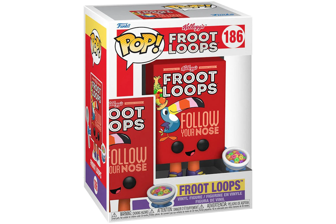 Funko Pop! Kelloggs Froot Loops Cereal (Froot Loops) Figure #186