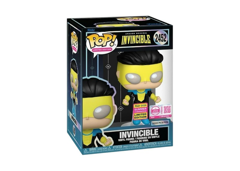 Funko Pop! Limited Edition Amazon Original Invincible Invincible Limited Edition Figure #2452
