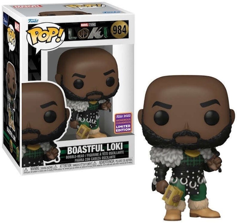 Funko Pop! Loki: Boastful Loki (2022 Wondrous Convention) Figure #984