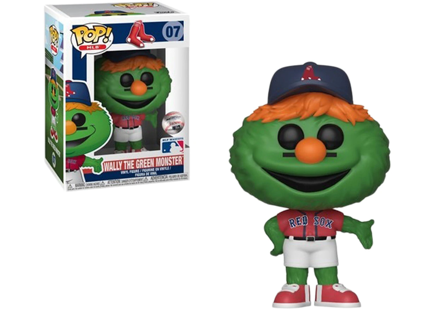 Funko Pop! MLB Red Sox Wally the Green Monster Mascot Figure #07 - JP