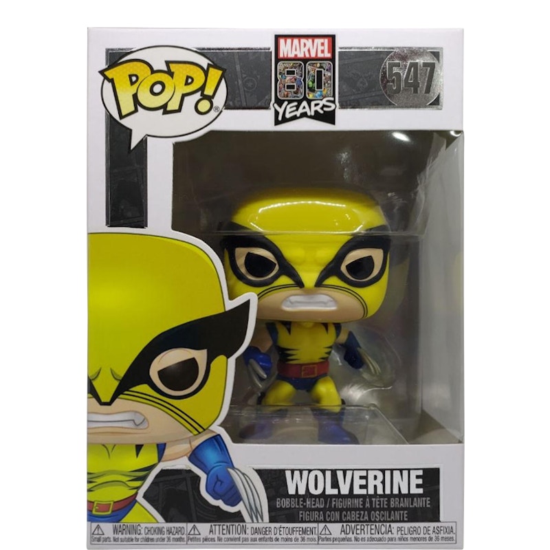 marvel 80 years funko pop wolverine