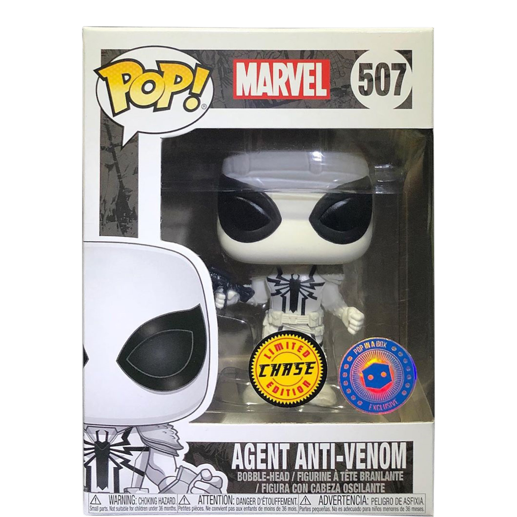 Funko Pop! Marvel Agent Anti Venom Chase Pop in a Box Exclusive