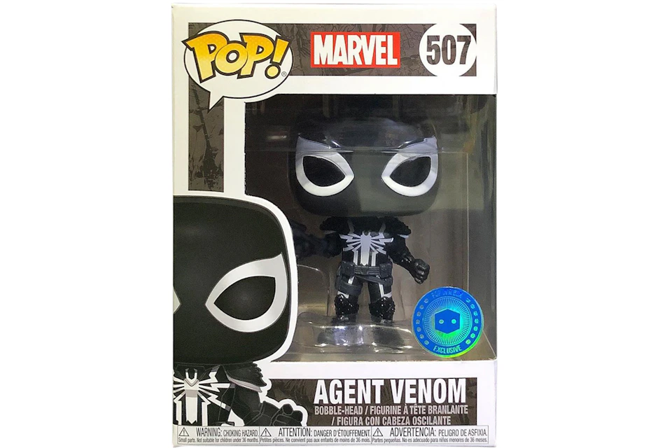 Funko Pop Marvel Agent Venom Pop In A Box Exclusive Bobble Head Figure 507 Funko Pop Marvel Agent Venom Pop In A Box Exclusive Bobble Head Figure 507