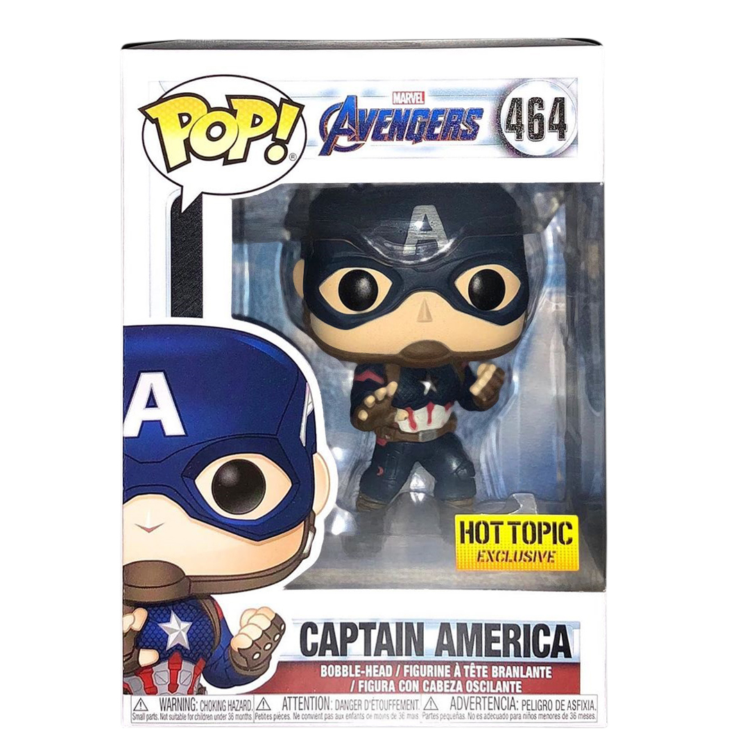 Funko Pop! Marvel Avengers Captain America Hot Topic Exclusive