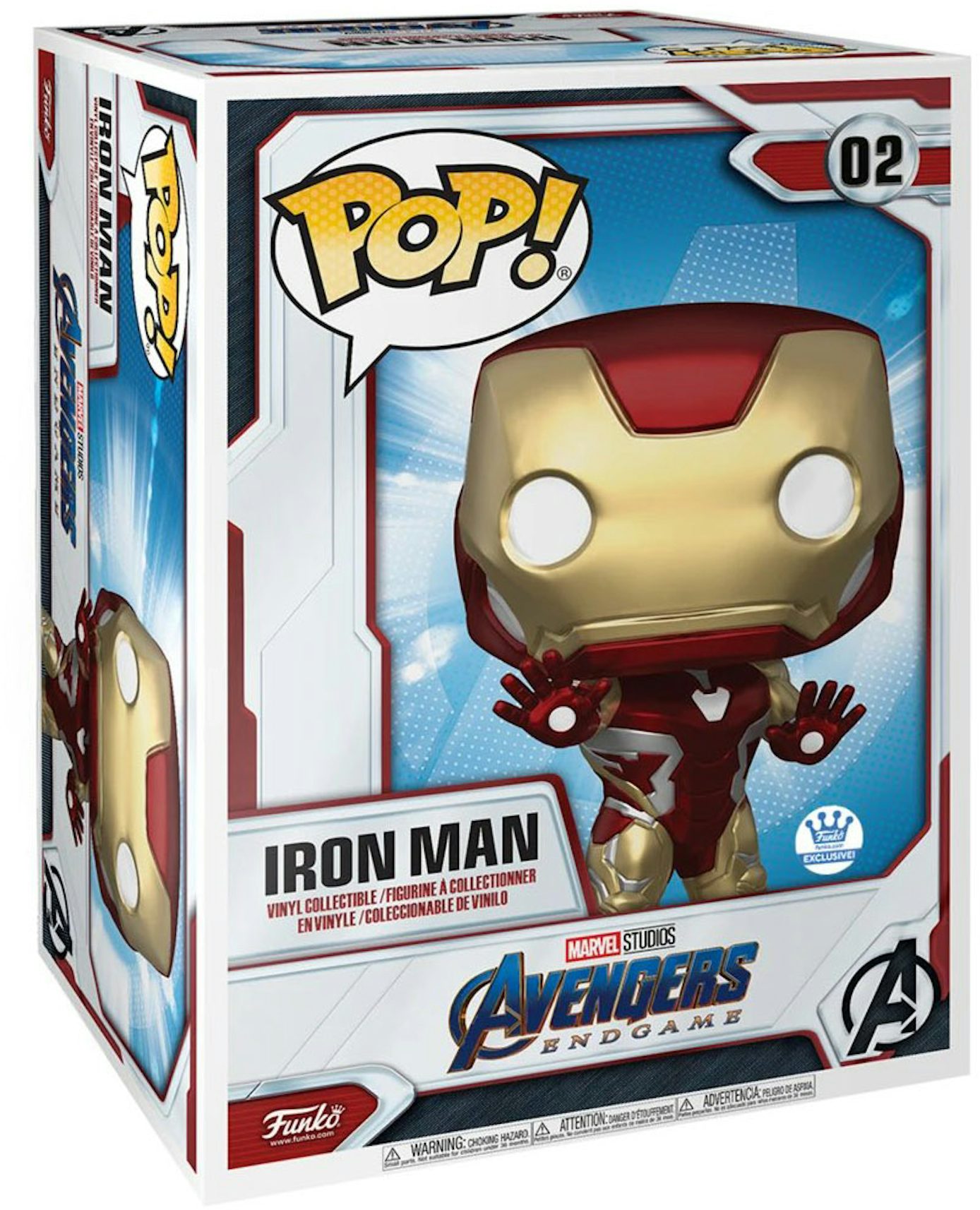 Funko Pop! Marvel Avengers End Game Iron Man 18 Inch Funko Shop Exclusive  Figure #02